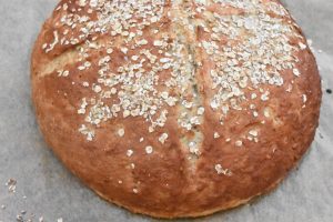 DSC_1474 • nogetiovnen.dk Havrebrød - opskrift på hurtigt havregrynsbrød