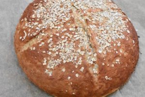 DSC_1475 • nogetiovnen.dk Havrebrød - opskrift på hurtigt havregrynsbrød