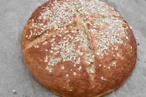 DSC_1476 • nogetiovnen.dk Havrebrød - opskrift på hurtigt havregrynsbrød