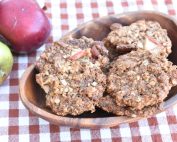 Havregrynscookies med kanel og æbler -nem opskrift
