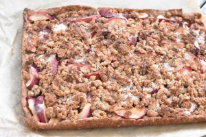 Æblesnitter med havregryn - lækre og sprøde - opskrift