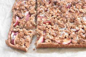 Æblesnitter med havregryn - lækre og sprøde - opskrift