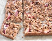 Æblesnitter med havregryn - lækre og sprøde - opskrift