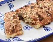 Flettet butterdejskringle med kanel - nem hurtig opskrift