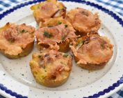 DSC_0407 • nogetiovnen.dk Kartoffelmuffins i form med knuste kartofler - opskrift