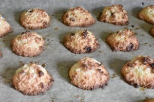 Kokostoppe med tranebær - lækre kager