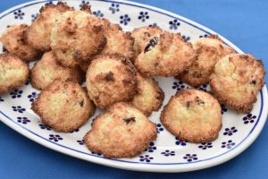 Kokostoppe med tranebær