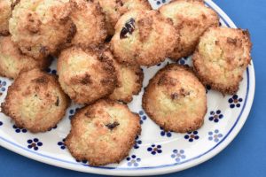 Kokostoppe med tranebær