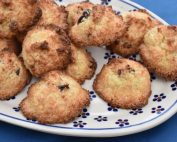 Kokostoppe med tranebær - lækre kager