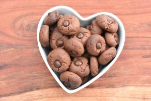 Kakao knapper - nemme småkager med chokoladeknapper