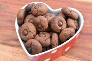 Kakao knapper - nemme småkager med chokoladeknapper