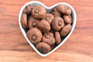 Kakao knapper - nemme småkager med chokoladeknapper