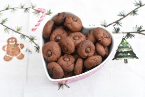 Kakao knapper - nemme småkager med chokoladeknapper