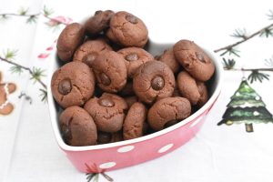 Kakao knapper - nemme småkager med chokoladeknapper