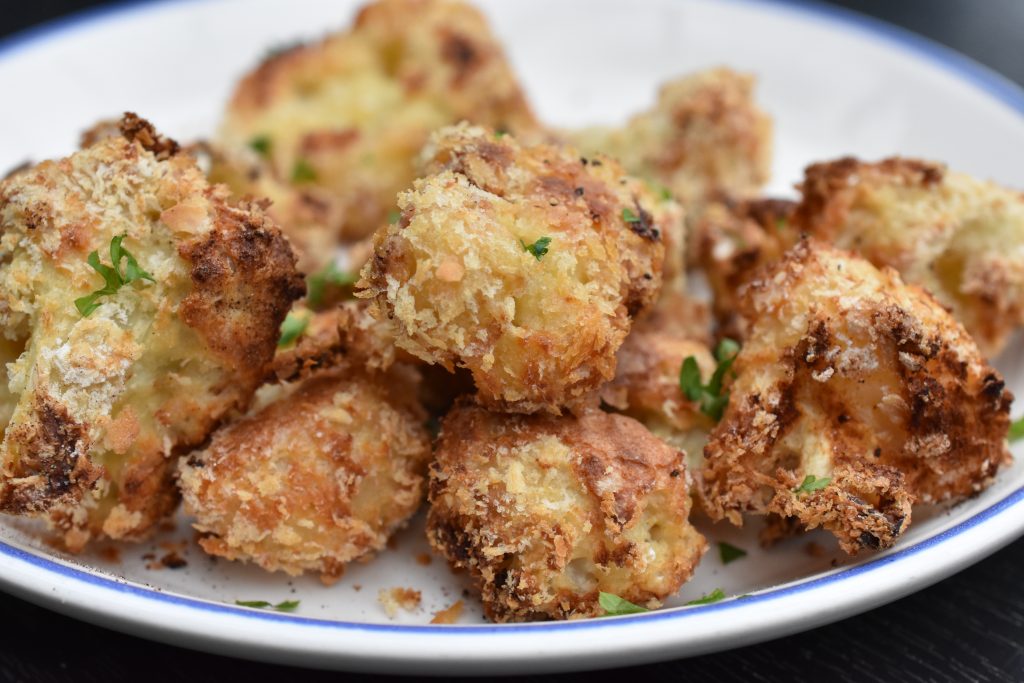 Blomkålsnuggets – crispy paneret blomkål med panko