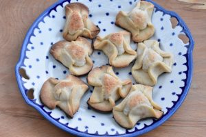 DSC_1327 • nogetiovnen.dk Napoleonshatte opskrift - sprød klassisk kage med marcipan