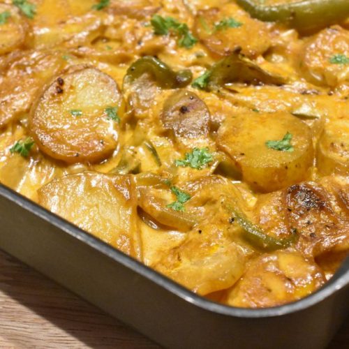 Flødekartofler med paprika - cremede og lækre - opskrift