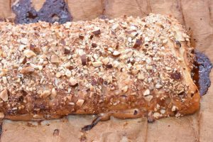 Kringle med brunsvigerfyld - nem opskrift med butterdej - den bagte kringle