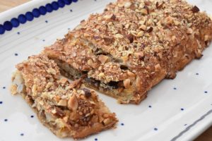 Kringle med brunsvigerfyld - nem opskrift med butterdej