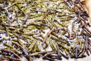 Grønne bønner med parmesan