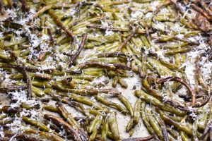 Bønner med parmesan - sprøde bønnefritter