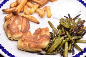 Fiskefrikadeller i ovn - steg fiskefrikadeller i ovnen