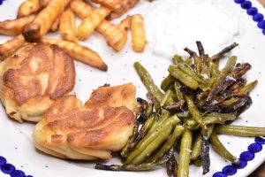 Fiskefrikadeller i ovn - steg fiskefrikadeller i ovnen