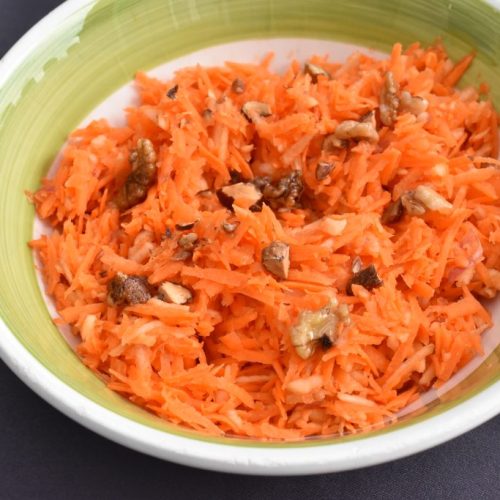 Råkost - opskrift på nem rokostsalat med gulerødder og æbler