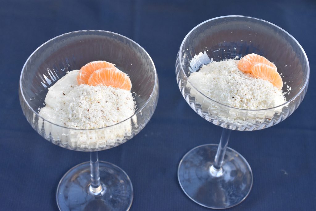 Pisket panna cotta - nem italiensk dessert