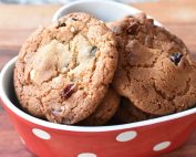Tranebær cookies med brunet smør