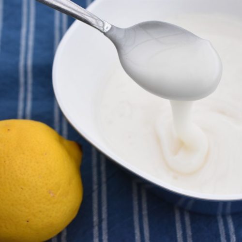 Citronglasur - opskrift på nem glasur med citron