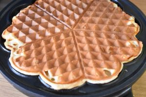 Morgenmadsvafler - en sprød vaffel er klar