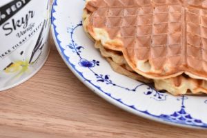 Morgenmadsvafler - opskrift på skyr vafler til morgenmad