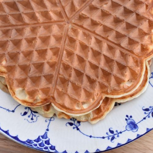 Morgenmadsvafler - nem opskrift på vafler til morgenmad