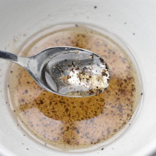 Olie eddike dressing uden sennep - nem opskrift