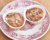 Rabarber muffins med banan - nem opskrift