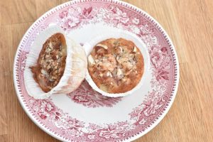 Rabarber muffins med banan - nem opskrift