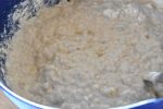 Bananpandekager med tykmælk - nemme og sunde - dejen røres