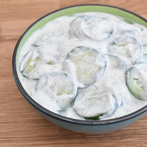 Agurkesalat med dild - i cremet dilddressing