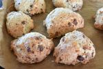 DSC_0161 • nogetiovnen.dk Scones med hytteost - opskrift på protein chokoladescones - de færdigbagte scones