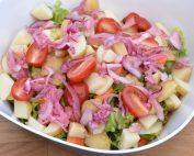 DSC_1166 • nogetiovnen.dk Salat med kartofler og syltede rødløg