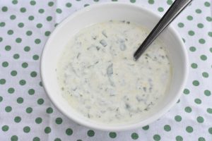 DSC_1231 • nogetiovnen.dk Ramsløgsdressing med creme fraiche - til kartofler og salat