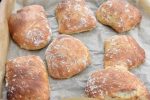 DSC_0187 • nogetiovnen.dk Ciabattaboller - nem opskrift på italienske ciabatta boller - de færdigbagte boller