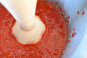 Stavblenderen blender puréen