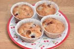 Makronmuffins med kirsebær - nemme muffins med bær