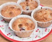DSC_0960 • nogetiovnen.dk Makronmuffins med kirsebær - nemme muffins med bær