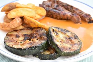 Grillet squash - nem opskrift på squash på grill