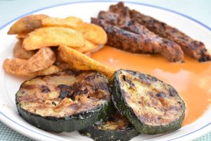 Grillet squash - nem opskrift på squash på grill