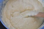Citronmuffins med marcipan - nem opskrift - rør dejen til den er klumpefri