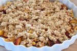 DSC_1262 • nogetiovnen.dk Fersken crumble - nem opskrift på frugttærte med crumble
